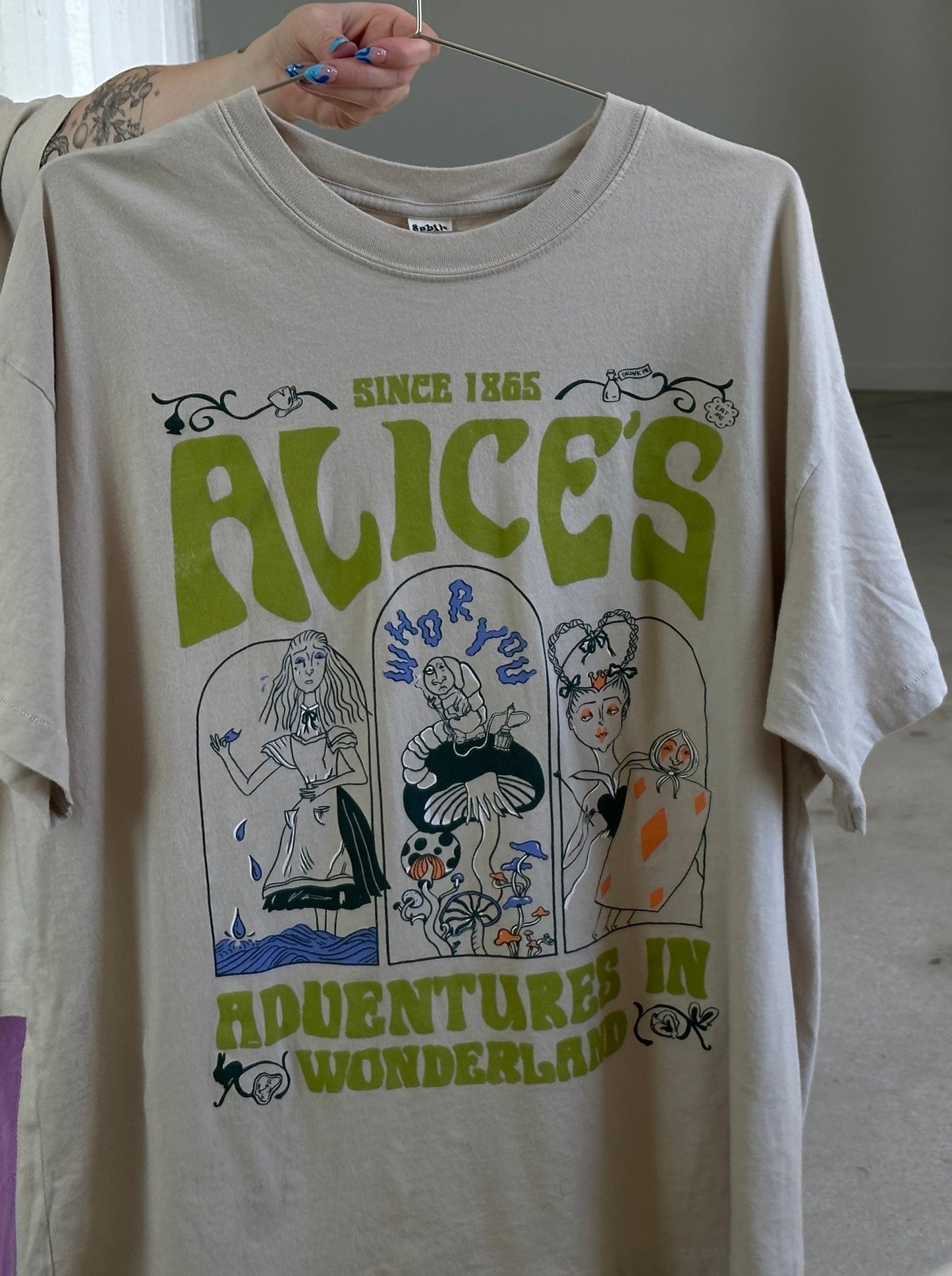 The Alice Oversized Tee in Sand