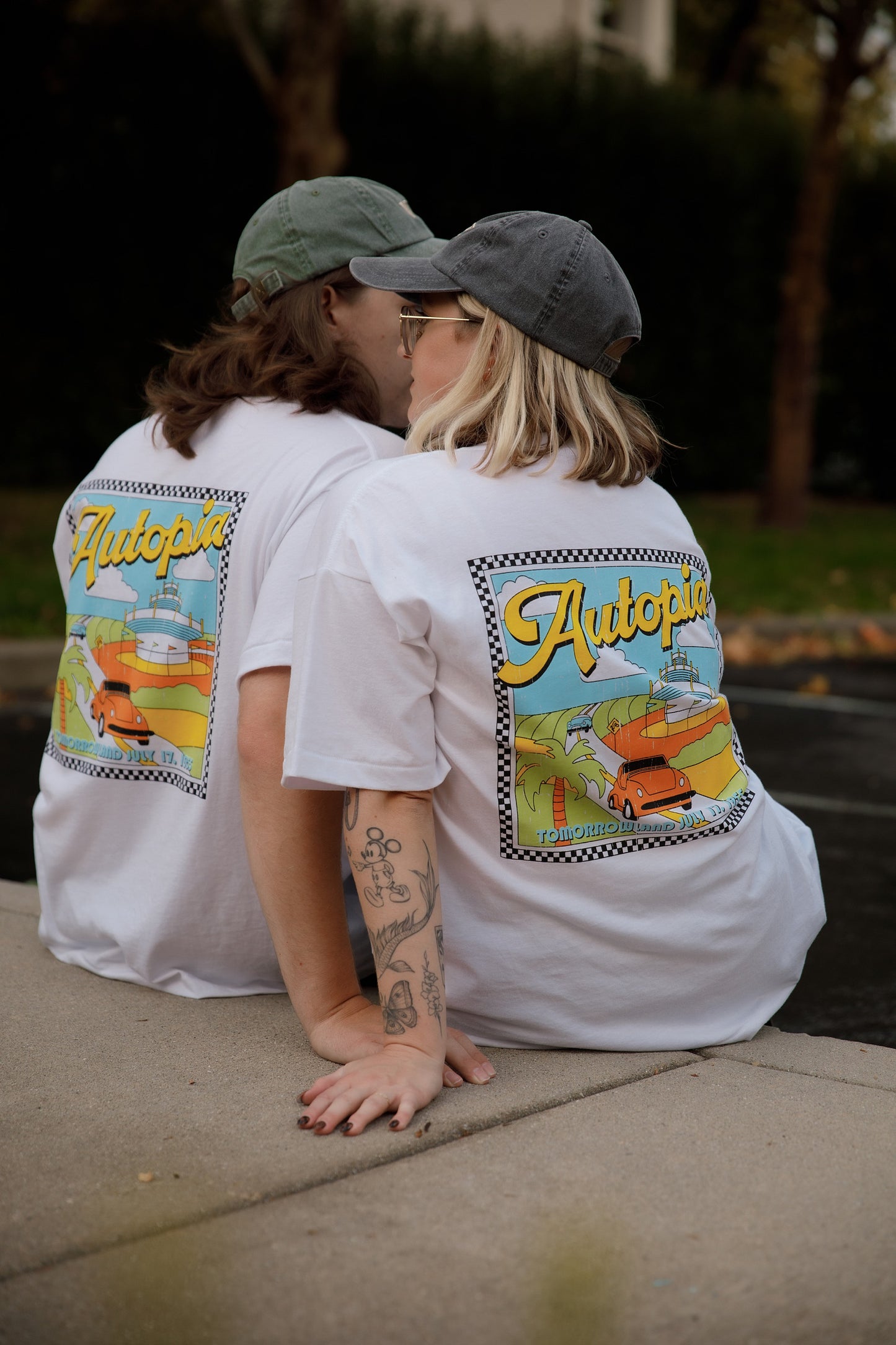 The Autopia Oversized Tee in White