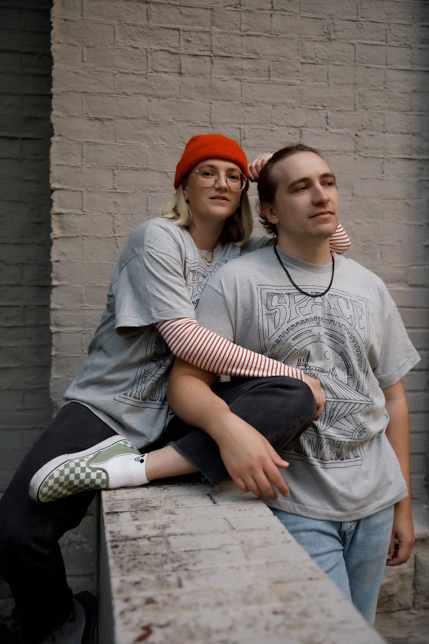 The Space Oversized Tee in Heather Grey