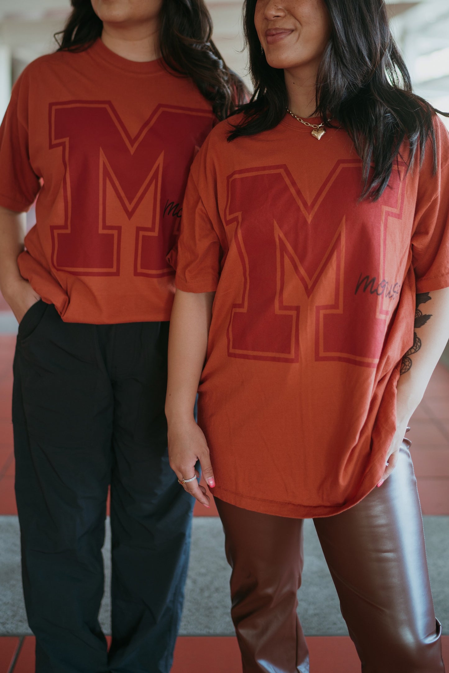 The M Mouse Oversized Tee in Sienna
