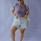 The Mini Park Bears Baby Tee in Purple Haze