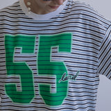The 1955 Oversized Tee in Sky Stripe