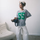 The 1955 Oversized Tee in Sky Stripe