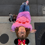 The Park Bears Oversized Tee in Pink