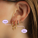 The Second Star Hoops in Titanium