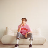 The Park Bears Oversized Tee in Pink