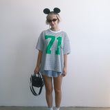 The 1971 Oversized Tee in Sky Stripe