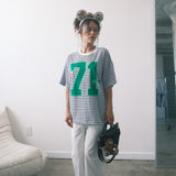The 1971 Oversized Tee in Sky Stripe