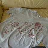 The Silly Ole Bear Oversized Tee in Sand