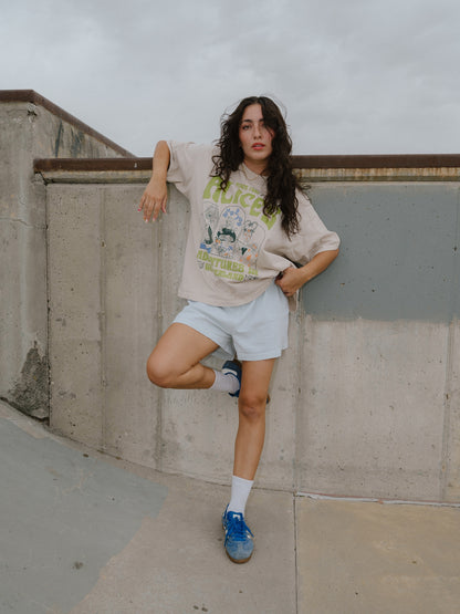 The Alice Oversized Tee in Sand