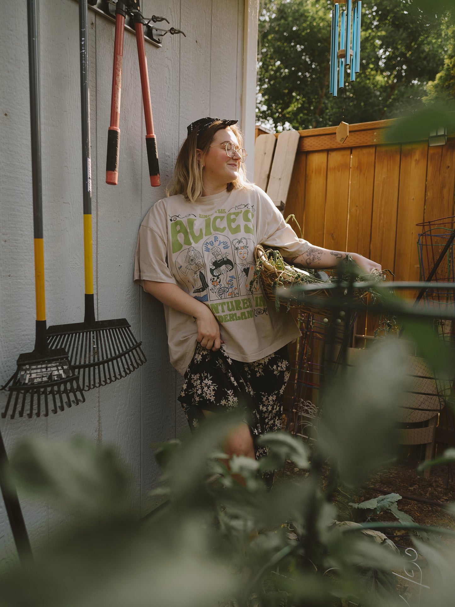 The Alice Oversized Tee in Sand