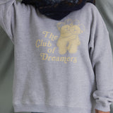 The Dreamer Bears Oversized Crewneck in Heather Grey