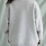 The Dreamer Bears Oversized Crewneck in Heather Grey
