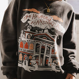 The Mansion Oversized Crewneck in Vintage Black