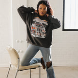 The Mansion Oversized Crewneck in Vintage Black