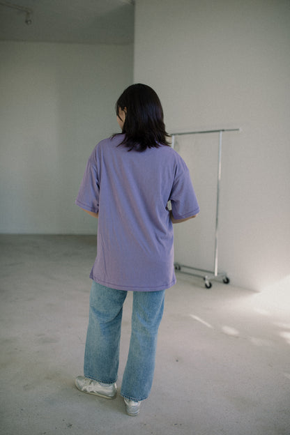 The Basic Oversized Tee in Purple Haze