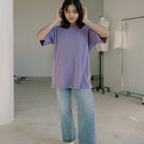 The Basic Oversized Tee in Purple Haze