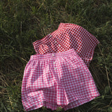 The Boxer Short in Pink Gingham