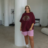 The Boxer Short in Pink Gingham
