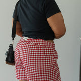 The Boxer Short in Red Gingham