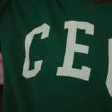 Kinzie Madsen x Subtle Dust: The CEO Oversized Crewneck in Emerald