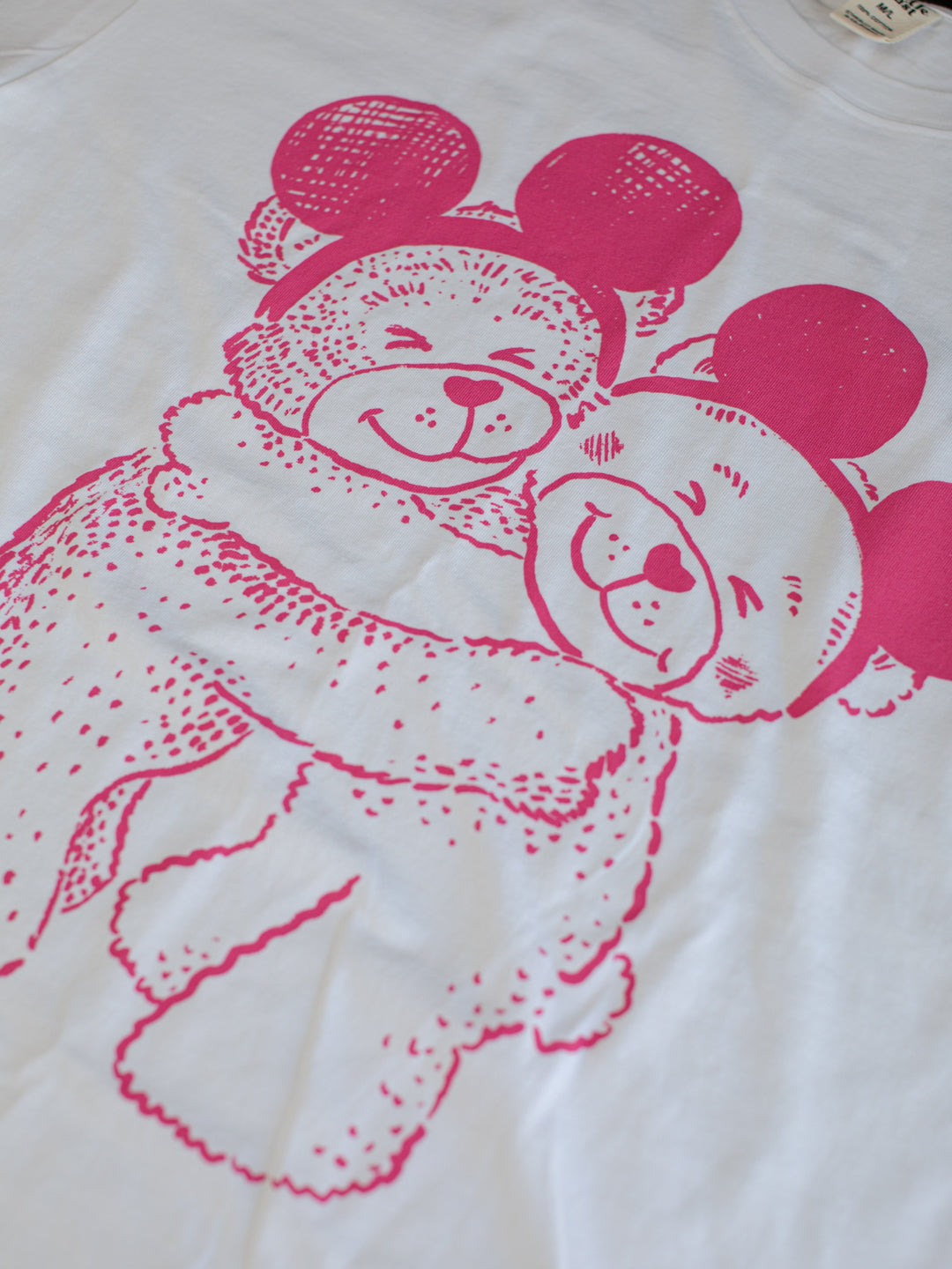 The Park Bears Oversized Tee in White