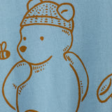 The Silly Ole Bear Oversized Tee in Sky Blue