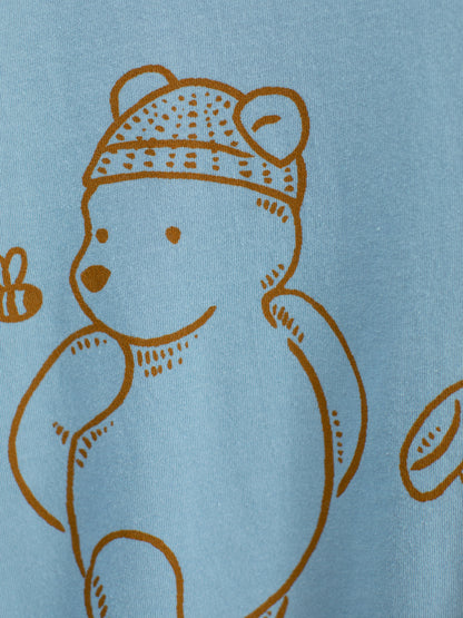 The Silly Ole Bear Oversized Tee in Sky Blue