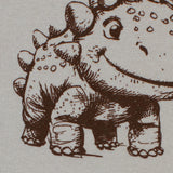 The AI Dino Oversized Tee in Sand