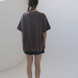The Dreamer University Oversized Tee in Mocha
