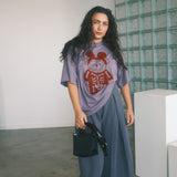 The Trick-or-Treat Bears Oversized Tee in Purple Haze