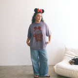 The Trick-or-Treat Bears Oversized Tee in Purple Haze