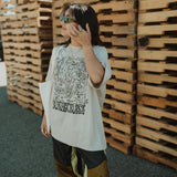 The Cruise Oversized Tee in Sand