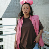 The Basic Oversized Tee in Mocha