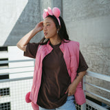 The Basic Oversized Tee in Mocha