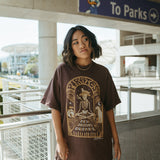 The Pirate Oversized Tee in Mocha
