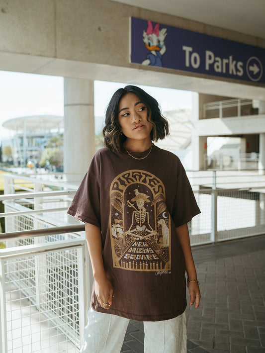 The Pirate Oversized Tee in Mocha