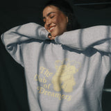 The Dreamer Bears Oversized Crewneck in Heather Grey