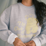 The Dreamer Bears Oversized Crewneck in Heather Grey