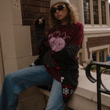The Park Bears Oversized Tee in Maroon