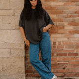 The Basic Oversized Tee in Stripe