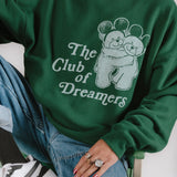 The Dreamer Bears Oversized Crewneck in Emerald