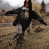 The Dreamer Bears Oversized Crewneck in Vintage Black