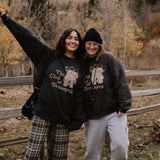 The Dreamer Bears Oversized Crewneck in Vintage Black