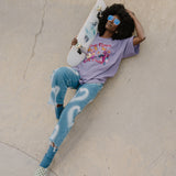 The Once Upon a Time Oversized Tee in Purple Haze