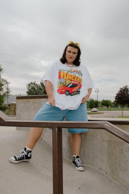 The Racers Oversized Tee in White