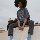 The Space Oversized Tee in Vintage Black