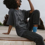 The Space Oversized Tee in Vintage Black