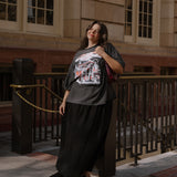 The Mansion Oversized Tee in Stripe