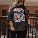 The Mansion Oversized Tee in Stripe
